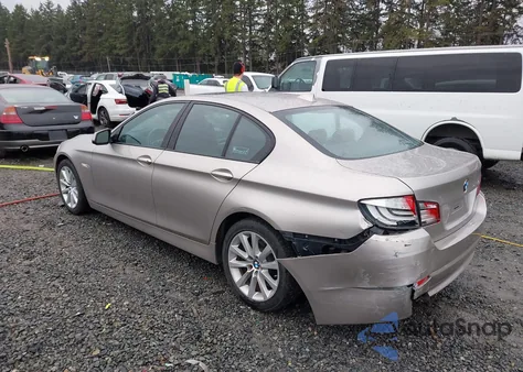 2011 BMW 528I из США, поврежденный, VIN WBAFR1C53BC745465